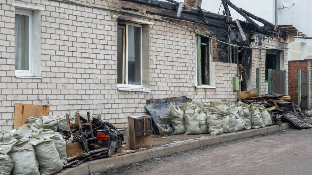 Professional Soot Cleanup technician working in Centreville, MD